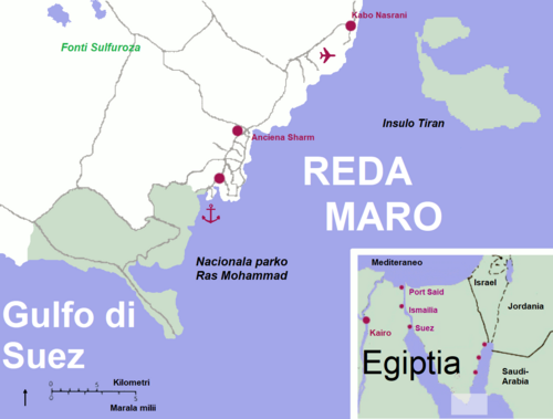 Mapa Šarm el-Šajchu, Ido