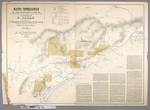 Topografická mapa Iguape