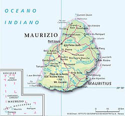 Mapa Mauritia
