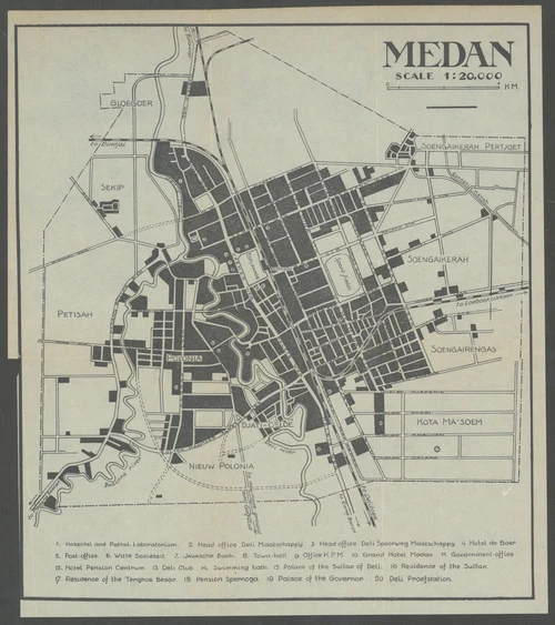 Medan, Indonésie 1930