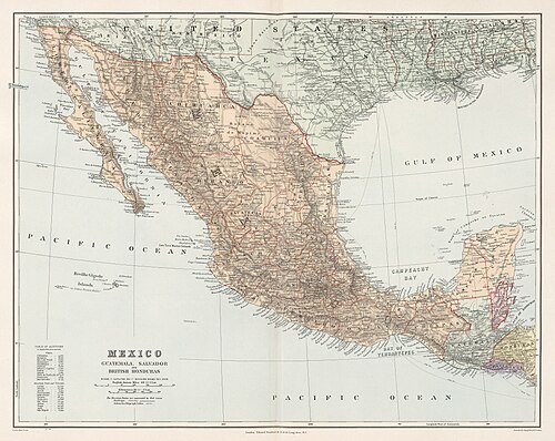 Mexiko, Guatemala, Salvador a Britský Honduras