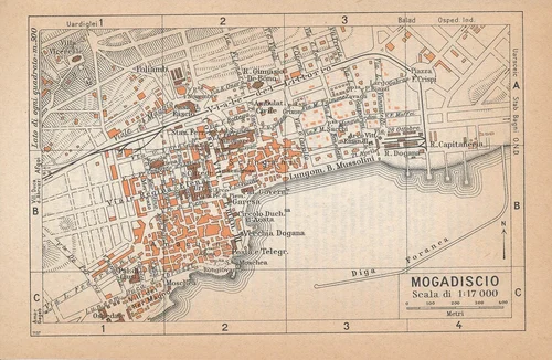 Mogadišu Somálsko 1938