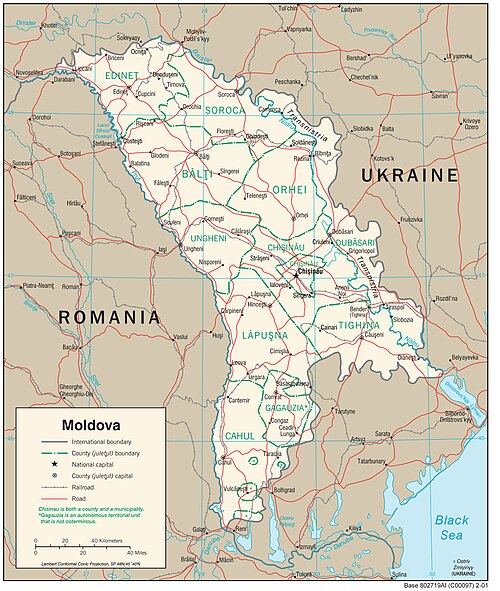 Doprava Moldavska