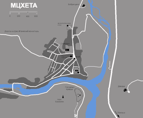 Mapa Mcchety (rus) - A. Muhranoff