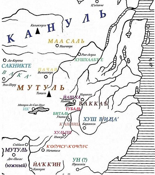 Mutal - Střed mapy