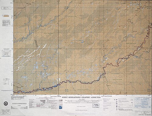 Haraze, Čad - Topografická mapa