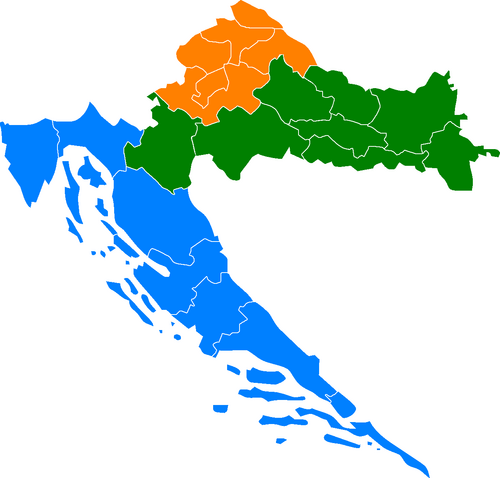 NUTS regiony Chorvatska