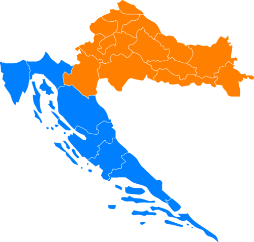 NUTS v Chorvatsku (2013)
