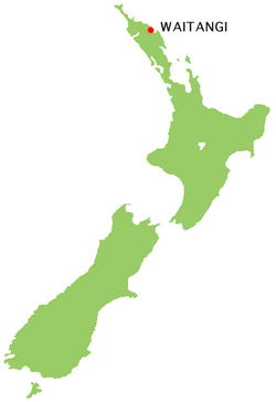 Nový Zéland - Waitangi