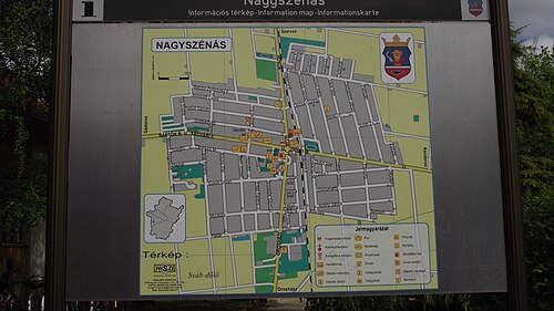 Informační mapa Nagyszénás