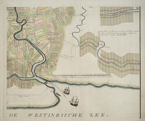 Nová speciální mapa kolonie Surinam (1801) - List D