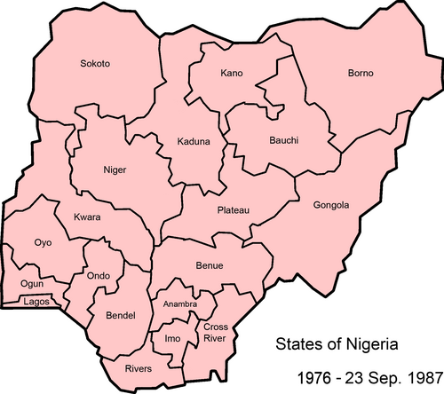 Státy Nigérie 1976-1987