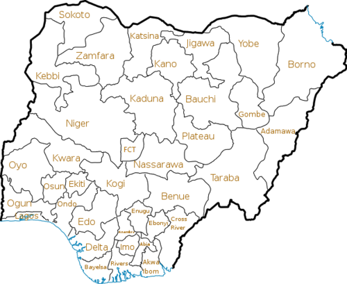 Státy Nigérie