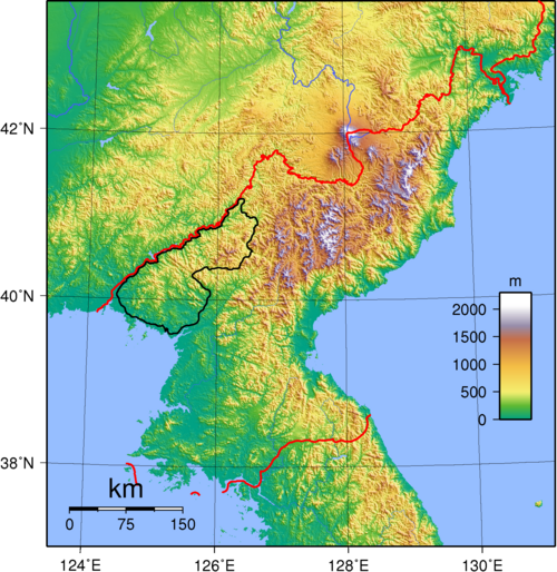 Topografie Severní Koreje, Kangnam