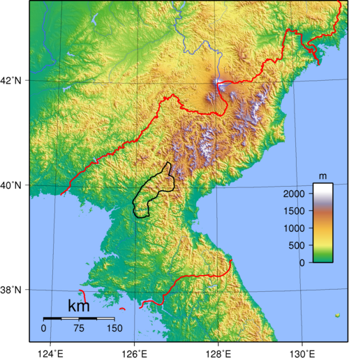 Topografie Severní Koreje, Myohyang