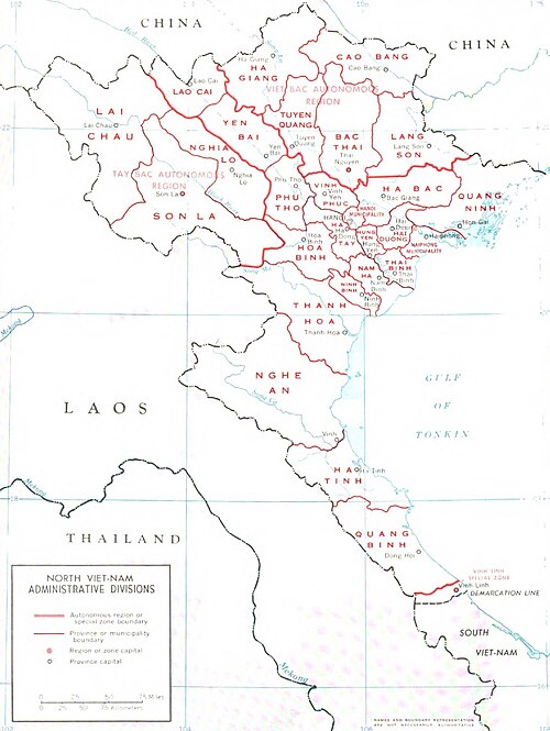 Administrativa severního Vietnamu