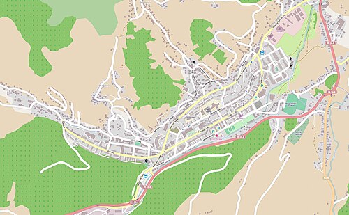 Mapa Nového Travniku