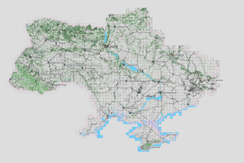 Národní mapa 50k