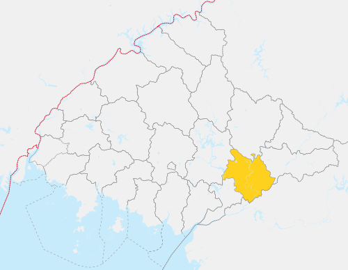 Okres Nyongbyon v Severní Pyonganské provincii