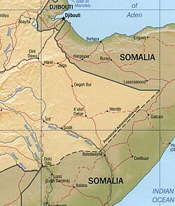 Mapa Ogadenu