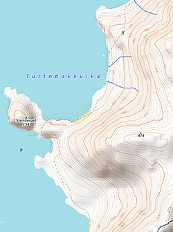 Moskenesøy JZ topograficky