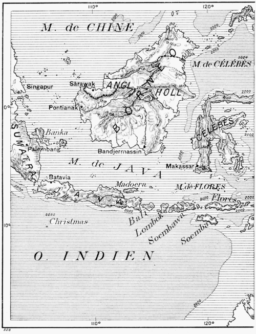 Mapa západní Indonésie č. 528