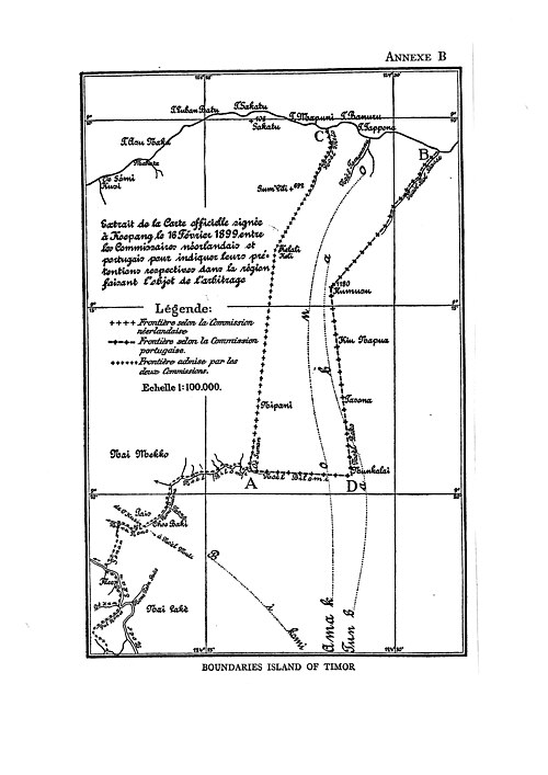 PCA Timor Příloha B
