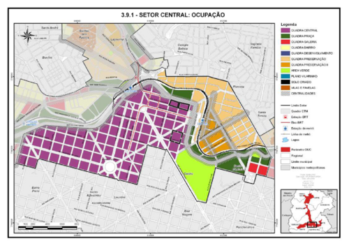 Obsazení centrálního sektoru (9)