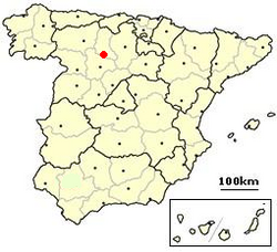 Palencia, Španělsko - poloha