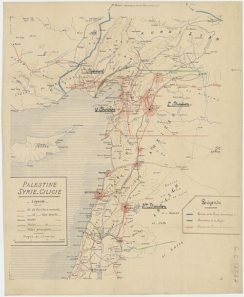 Palestina, Sýrie-Cilicie