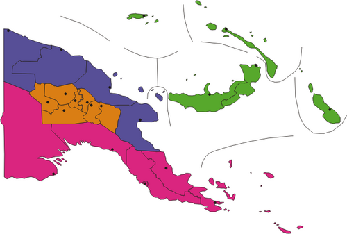 Regiony Papuy Nové Guineje