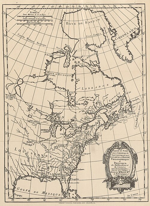 Severní Amerika 1717
