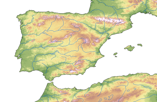 Pyrenejský poloostrov - Iberie