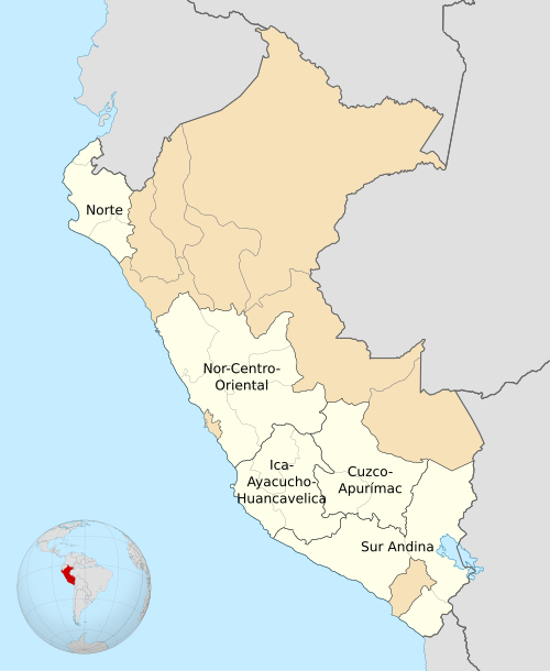 Peru - Návrhy regionů 2005