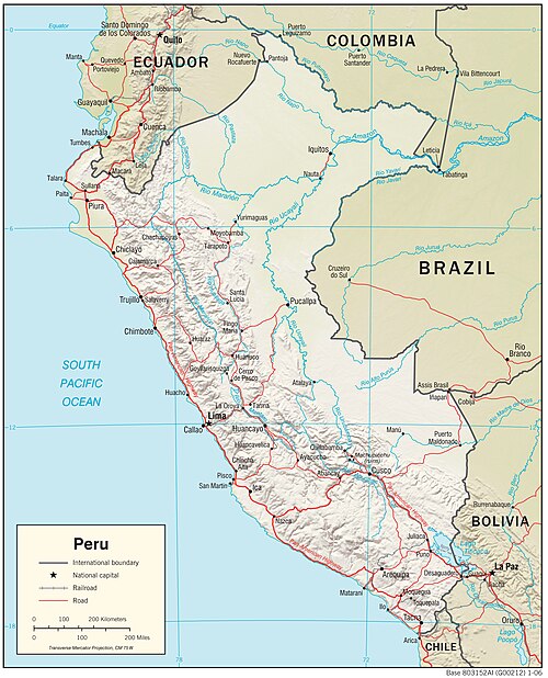 Fyzická geografie Peru