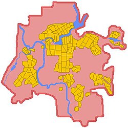 Mapa města Pervouralsk