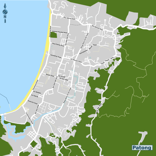 Mapa Phuket Patong