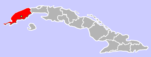 Pinar del Río - Umístění