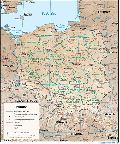 Fyziografie Polska