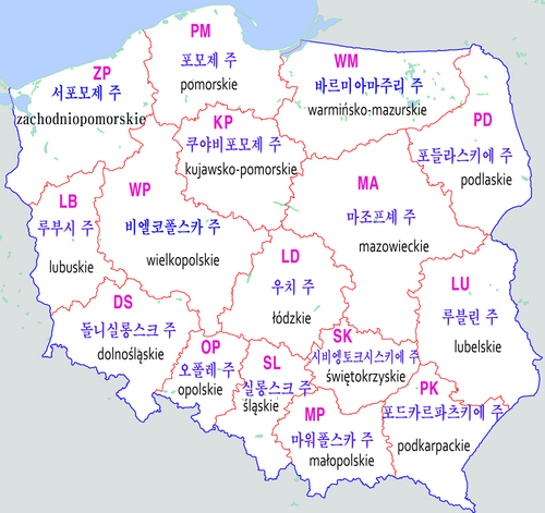 Mapa Polska
