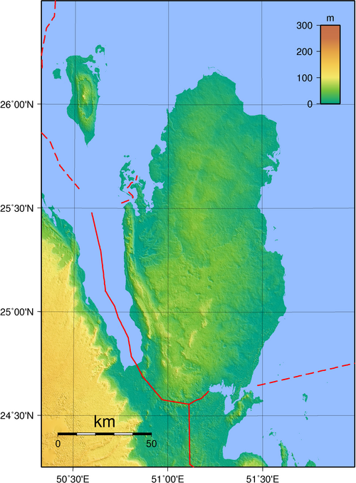 Topografie Kataru
