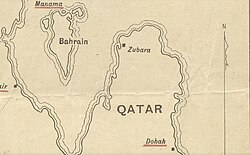 Mapa Kataru 1920