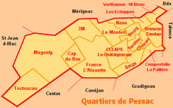 Čtvrti Pessac
