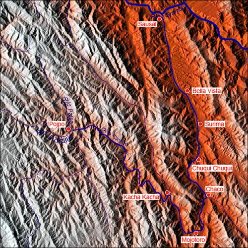 Mapa Río Chico (Chuquisaca)