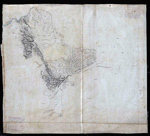 Mapa Kohistan Sindhu Sagar Doab