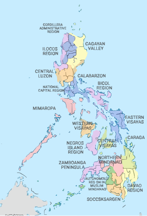Oblasti Filipín 2015