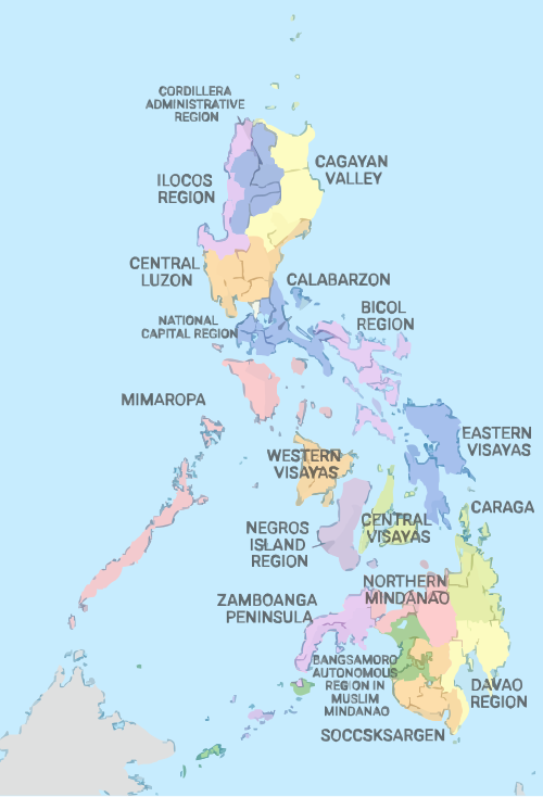 Oblasti Filipín 2025