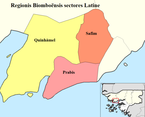 Sektory oblasti Biombo