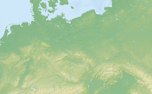 Reliéfní mapa bez hranic