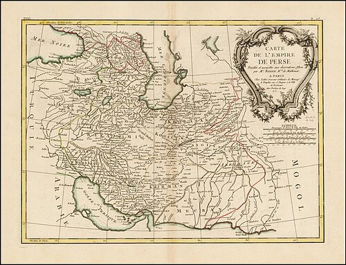 Rigobert Bonne 1771 Paříž